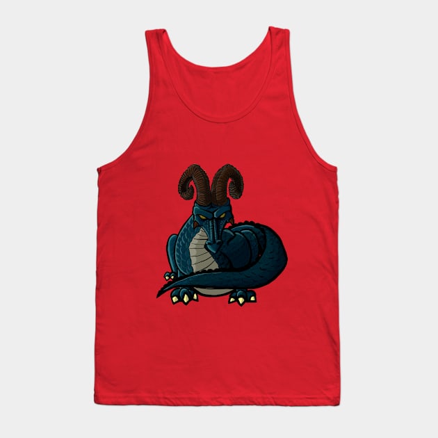 the green dragon Tank Top by Liking